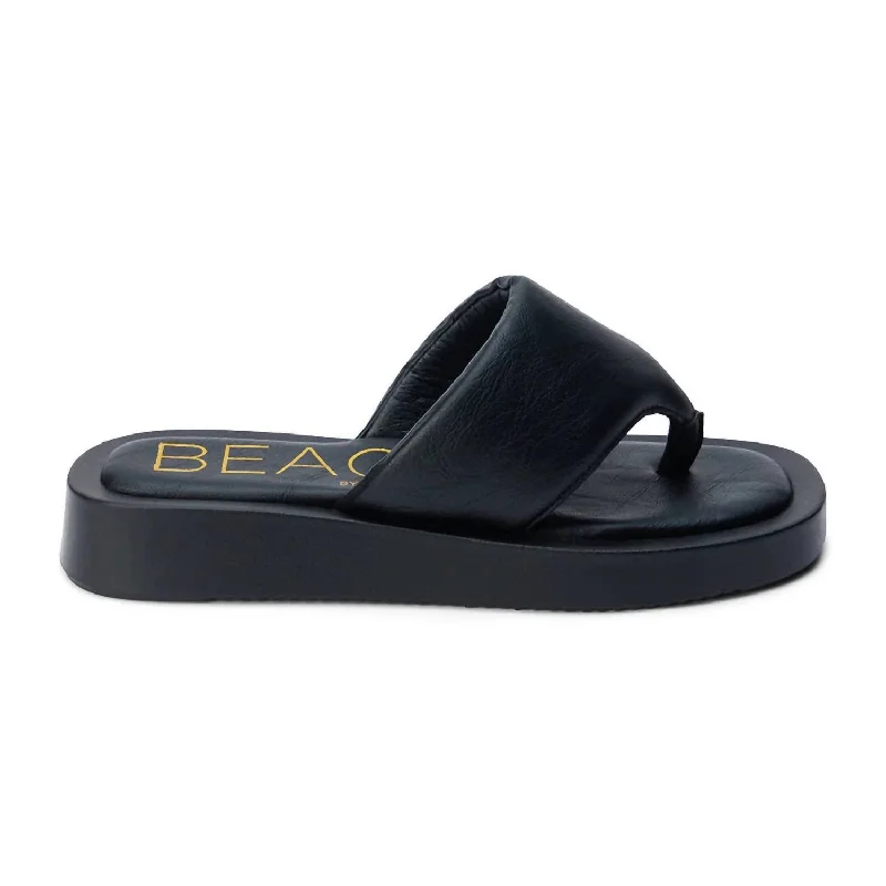 Supportive Shoes Offer Women's Beach Izzie Thong Sandal In Black