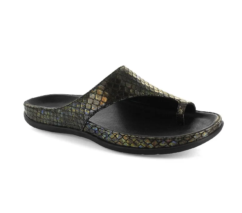 Flash Sales Women's Capri Ii Sandals In Black Snake