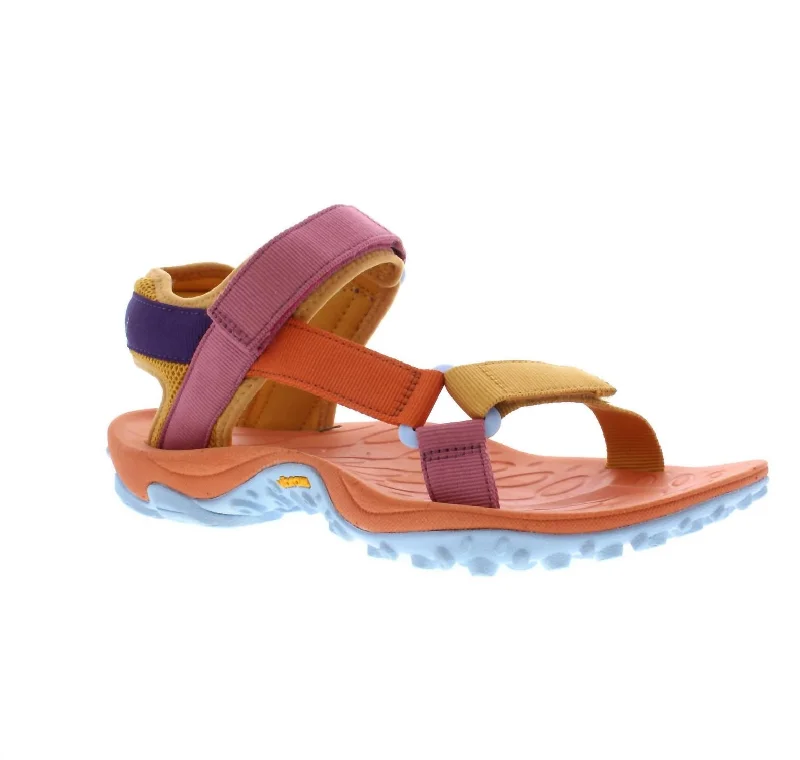 Chic Style Women's Kahuna Web Hiking Sandals In Apricot Orange