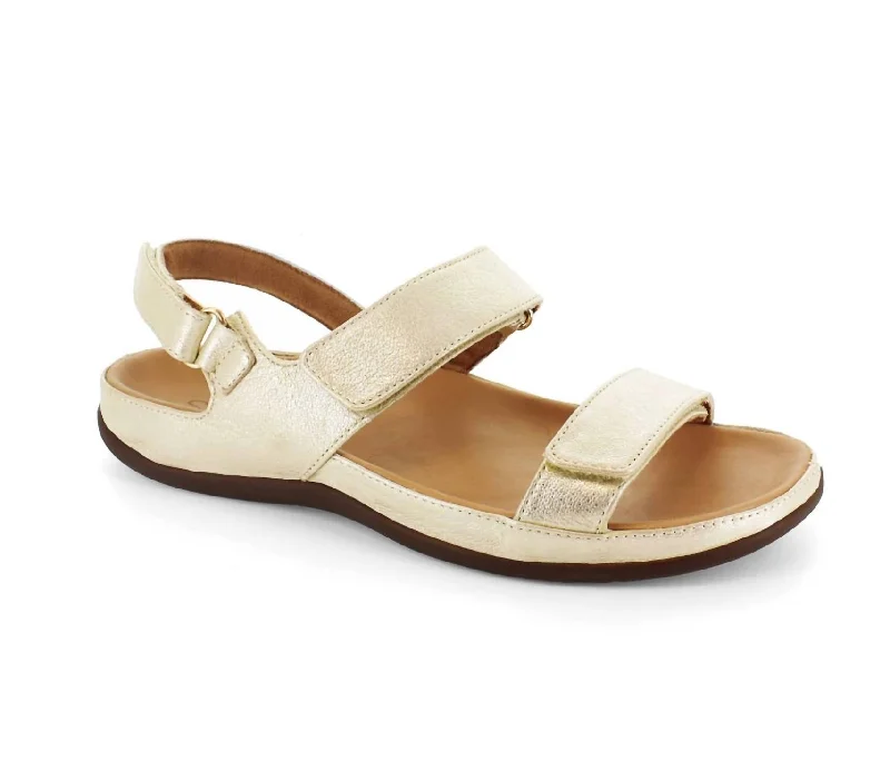 Summer Deals Women's Kona Sandals In Gold Metallic