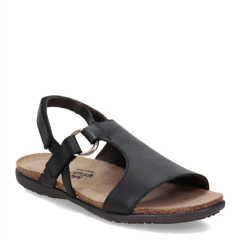 Casual Chic Women's Olivia Sandals In Soft Black