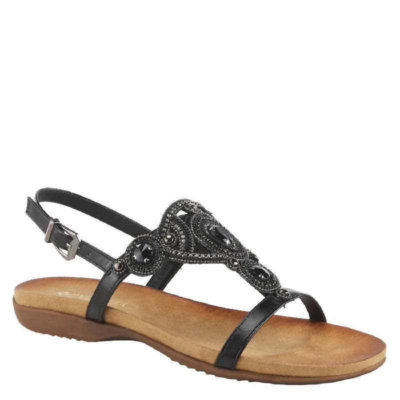 Modish Fashion Discounts Women's Salerno Sandals In Black