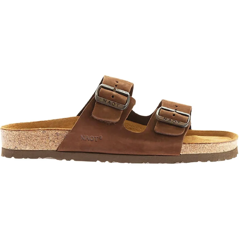 Luxury Casual Deals Women's Santa Barbara Sandal In Java Nubuck