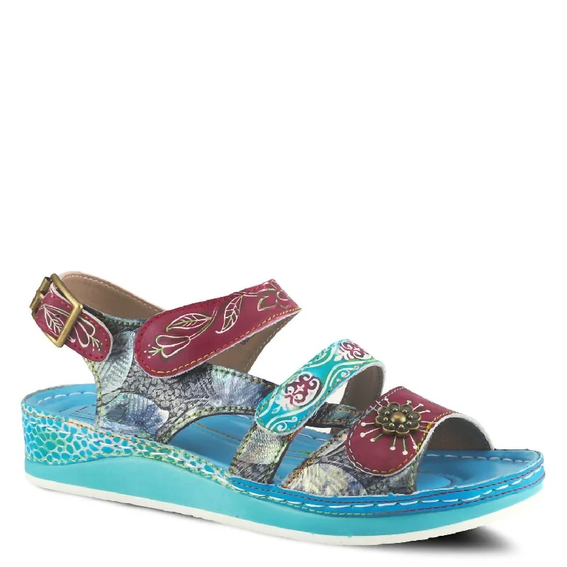 Ultra-Light Footwear Sale Women's Sumacah Sandals In Aqua Multi