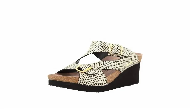 Refined Fashion Sale Women's Terie Sandals In Black/cuba