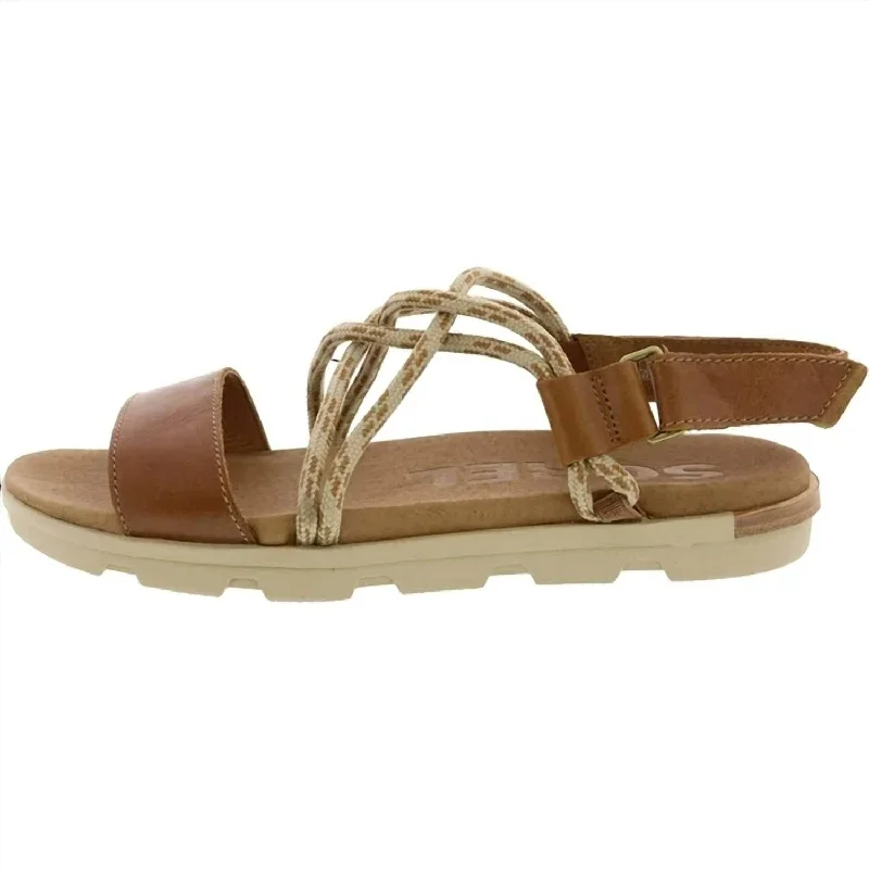 High-Quality Casual Shoes Women's Torpeda Ii Sandal In Camel Brown