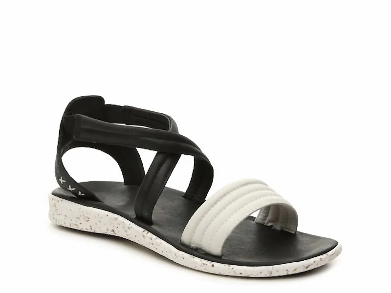 Cozy Comfort Style Sale Women's Verde Sandals In Black/white