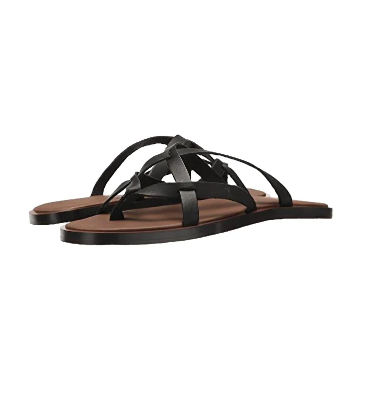 Cool Prices Women's Yoga Strappy Sandal In Black