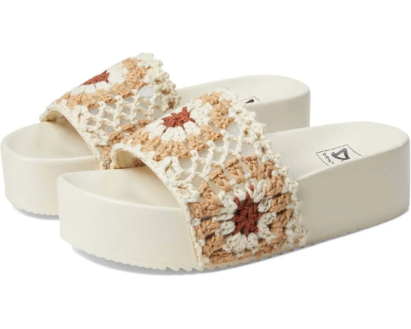 Sale On Sale Worble Crochet Slide Sandal In Cream