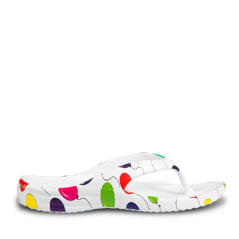 Minimalist Fashion Sale Women's Flip Flops - Balloons