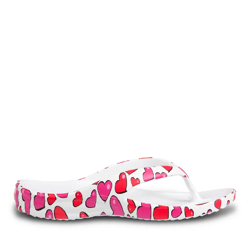 Glamorous Fashion Offers Women's Flip Flops - Hearts