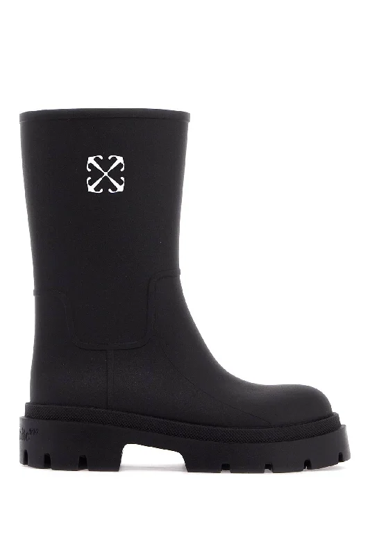 Discount Price Off-White Women's "Reboot Arrow Rain Boots"