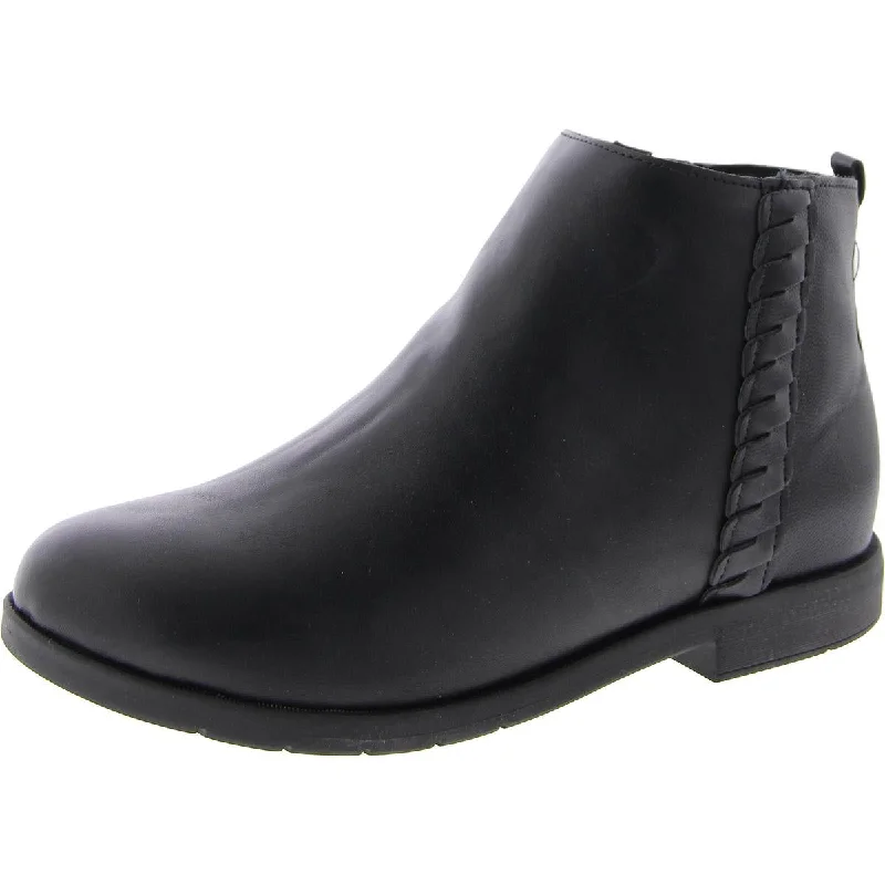 Designer Shoes Clearance SR Carolyn Womens Zipper Flat Ankle Boots