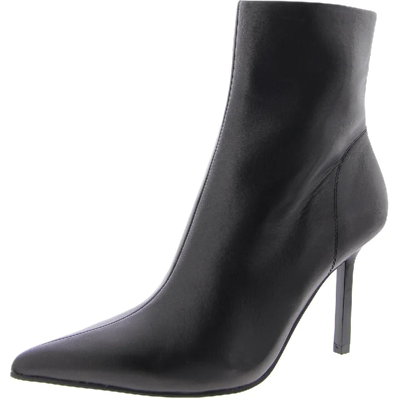 Must-Have Shoe Styles Iyanna Womens Leather Pointed Toe Booties