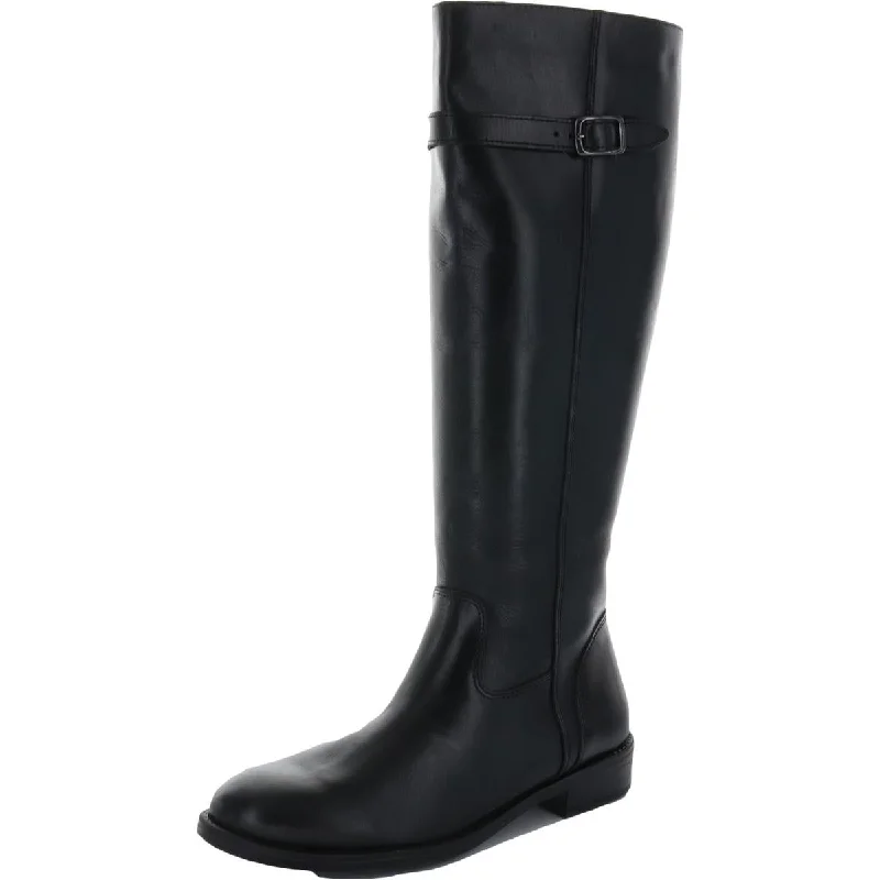 Comfortable Formal Shoes Antonia Womens Leather Knee-High Riding Boots