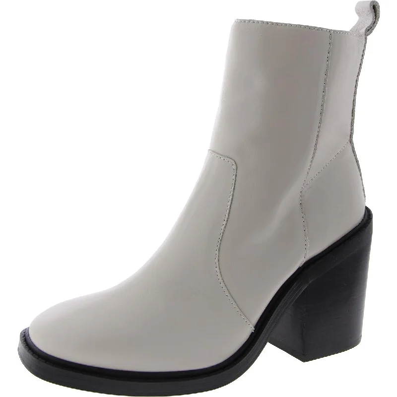 Soft Sole Shoes LINA Womens Leather Zipper Mid-Calf Boots