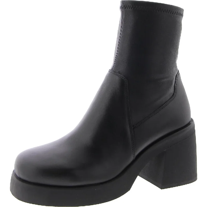 Big Savings Zeldie  Womens Leather Solid Mid-Calf Boots