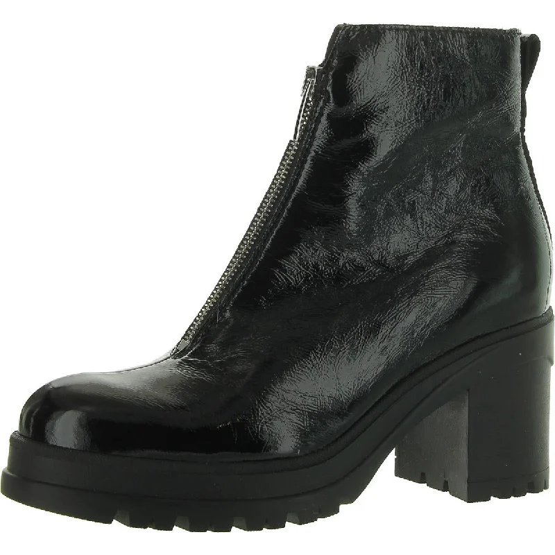 Weekend Exclusive PENN Womens Patent Block heel Ankle Boots