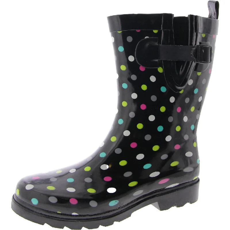 Shop Sales Womens Pull On Mid-Calf Rain Boots