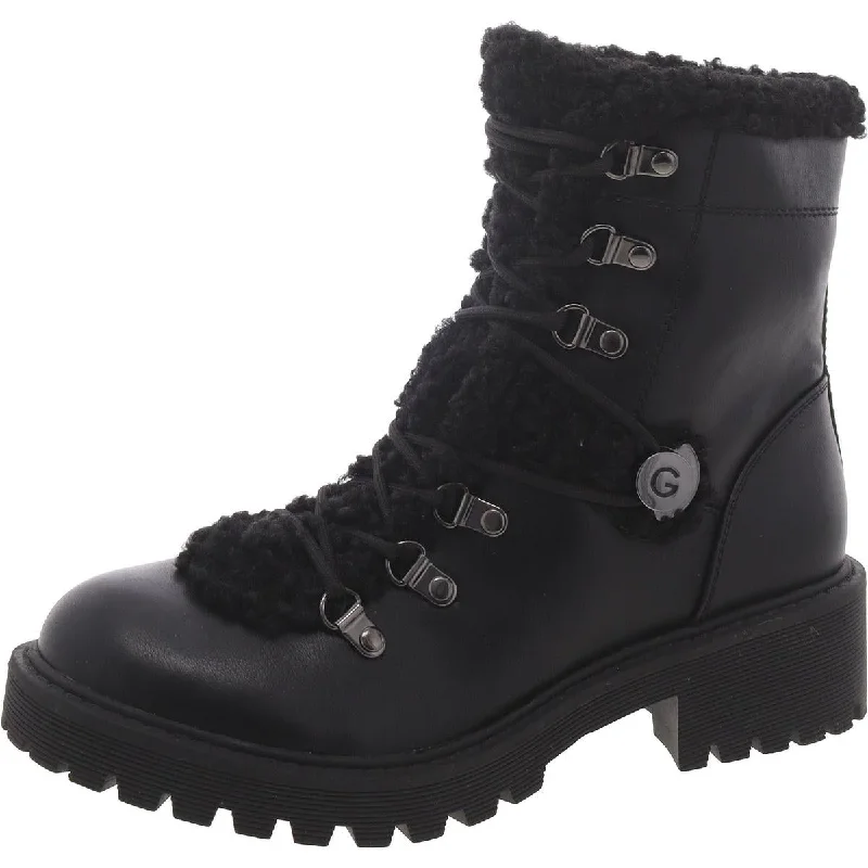 Luxe Style Discounts Womens Lace-Up Round Toe Combat & Lace-Up Boots