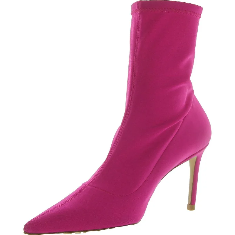 Womens Pointed Toe Pull On Booties