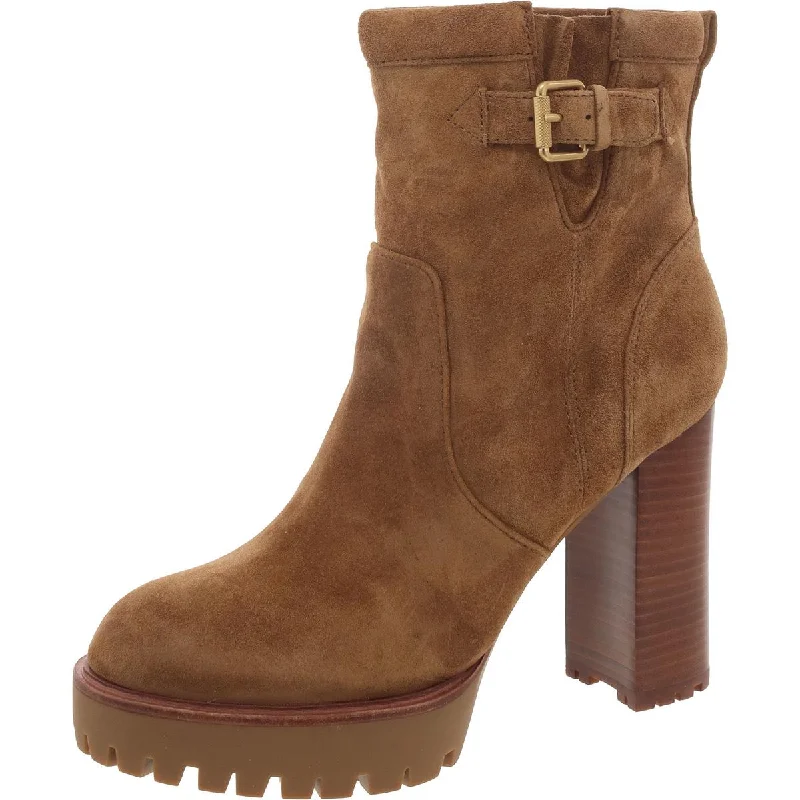 Casual Chic Deals Womens Suede Pull On Ankle Boots