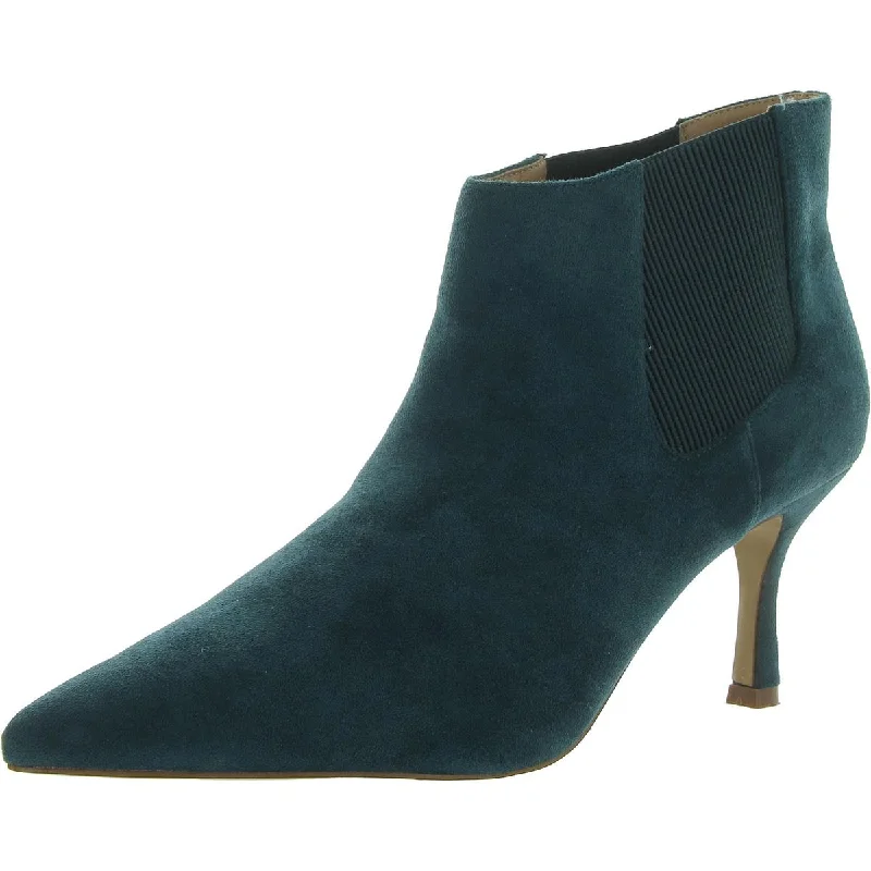 Hurry Before It's Gone Womens Faux Suede Ankle Chelsea Boots