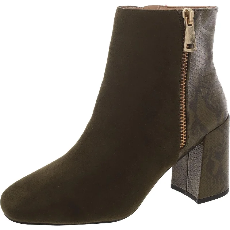 Swimwear Summer Blowout Womens Faux Suede Zipper Booties