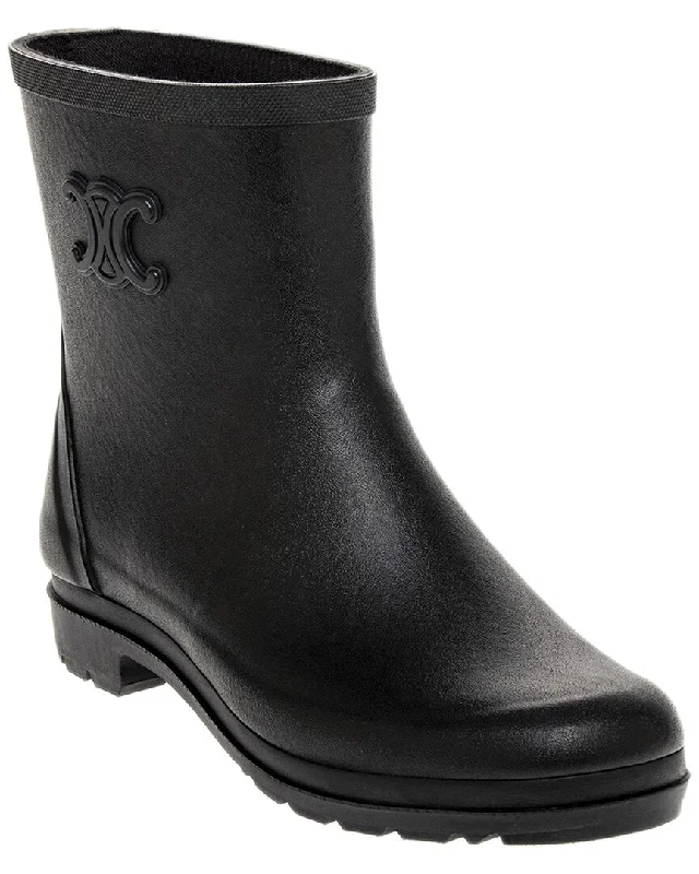 Chic Style, Always In Vogue Celine Mid Rubber Rain Boot