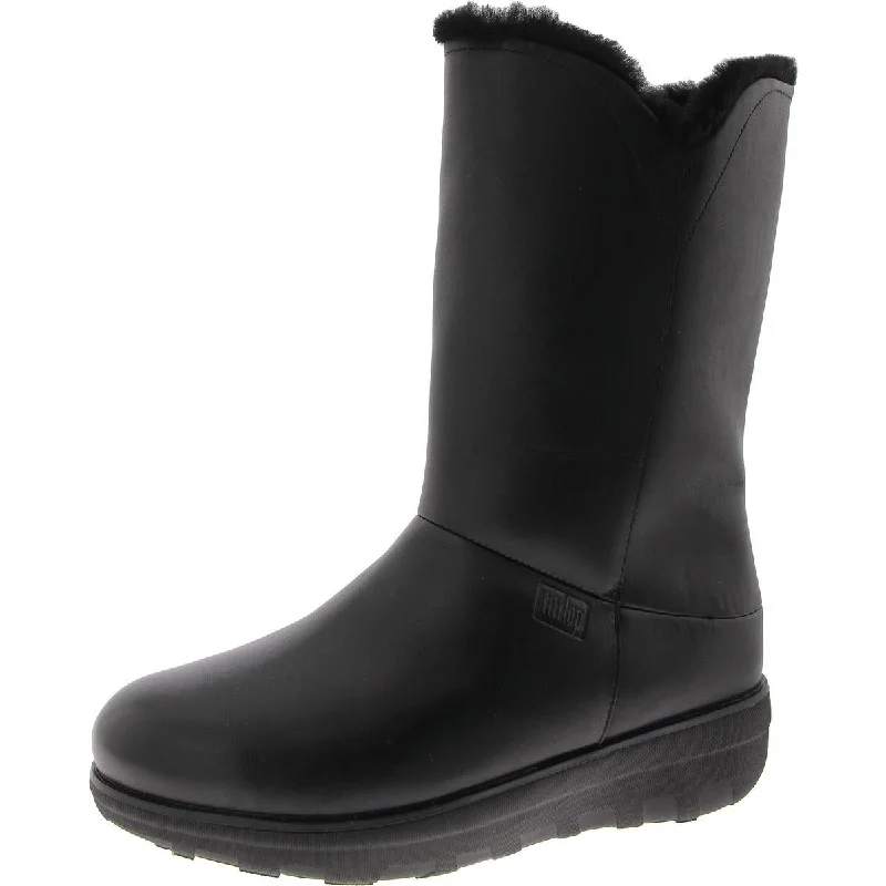 Special Offers Mukluk III Womens Shearling Leather Mid-Calf Boots