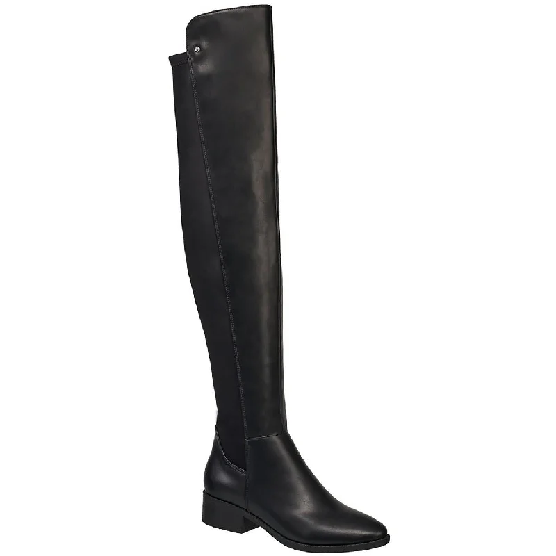 Gift Ideas Perfect Womens Vegan Leather Zipper Over-The-Knee Boots