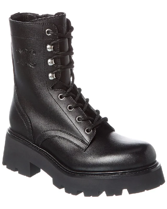 Seasonal Sale Celine Triomphe Leather Boot