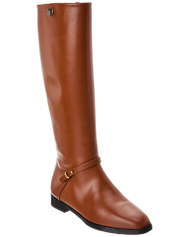 Lightweight Fashion Shoes Gucci Leather Knee-High Boot