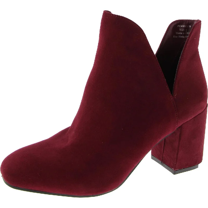 Non-Slip Shoes Offers Womens Slip On Round Toe Booties