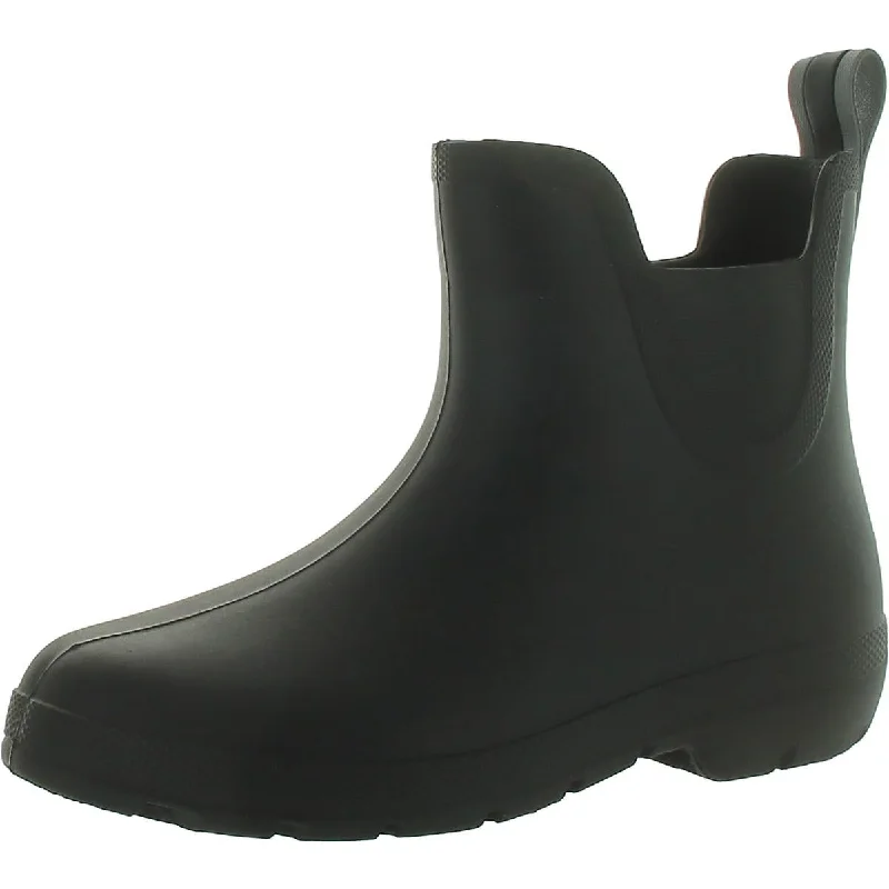 Travel-Friendly Footwear Promotion Womens Round Toe Padded Insole Rain Boots