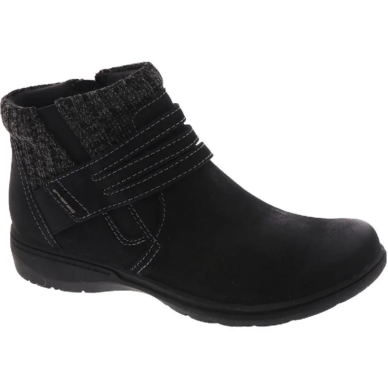 Vintage-Modern Style Offers Clarks Womens CARLEIGH LANE Cushioned Footbed Casual Ankle Boots