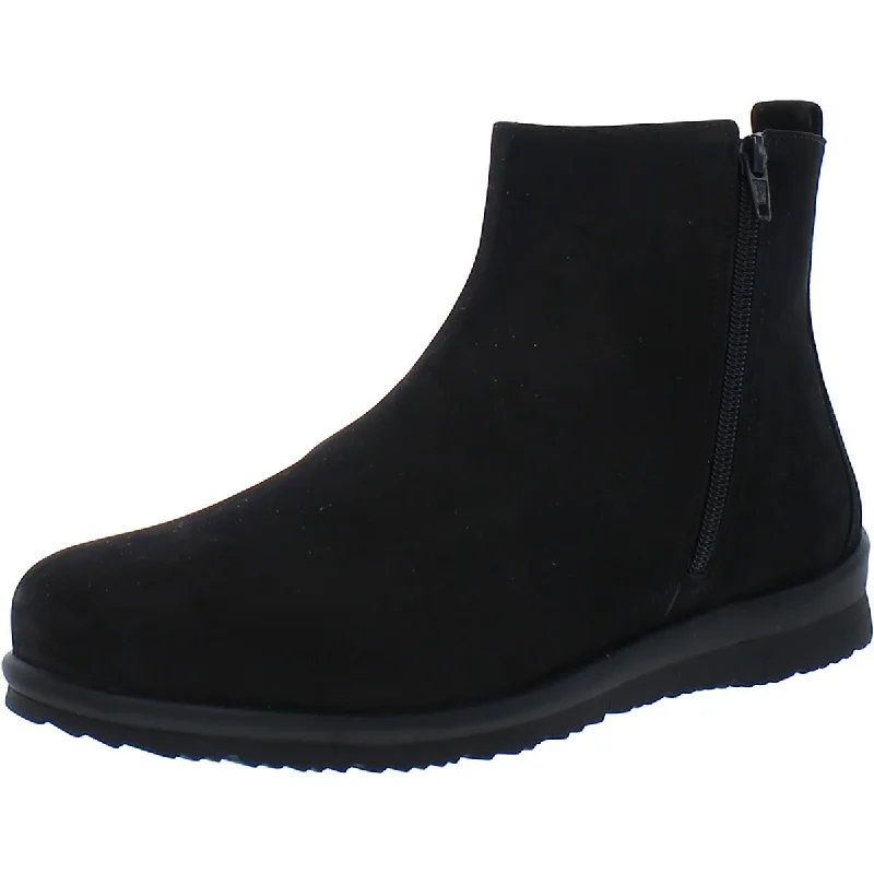 Casual Chic David Tate Womens Caddy Leather Waterproof Ankle Boots