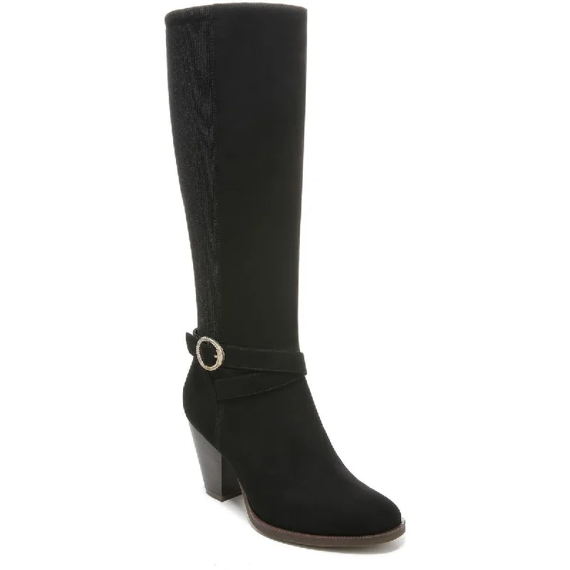 Inspired By You, Designed For You Dr. Scholl's Shoes Womens Knockout Faux Suede Round Toe Mid-Calf Boots