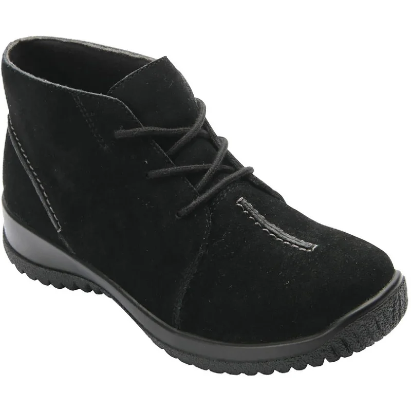 Breathable Flats Offers Drew Womens Krista Suede Ankle Booties