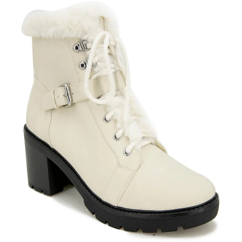 Ultra-Light Footwear Sale Esprit Womens Elaine Leather Lace Up Ankle Boots