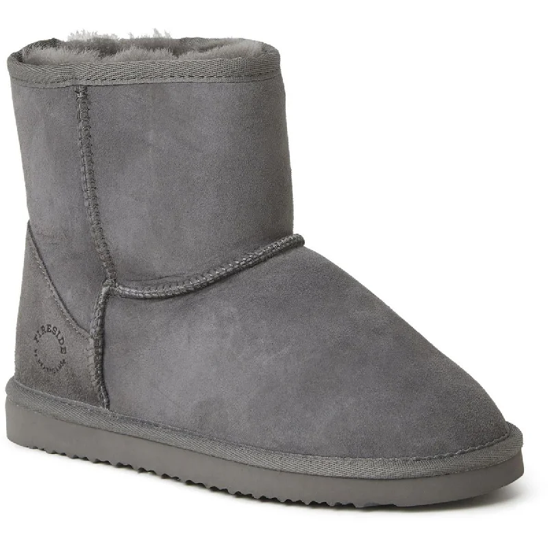 New Season Fashion Preview Fireside by Dearfoams Womens Suede Slip On Winter & Snow Boots