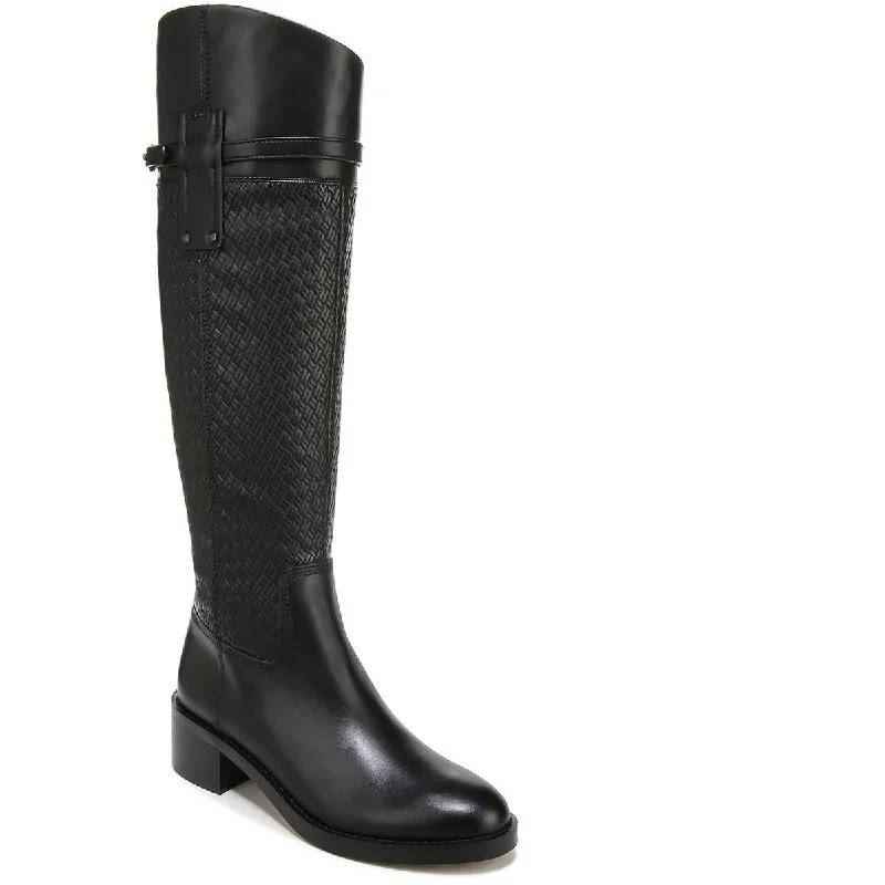 Elevated Casual Discounts Franco Sarto Womens Colttall Leather Embossed Knee-High Boots