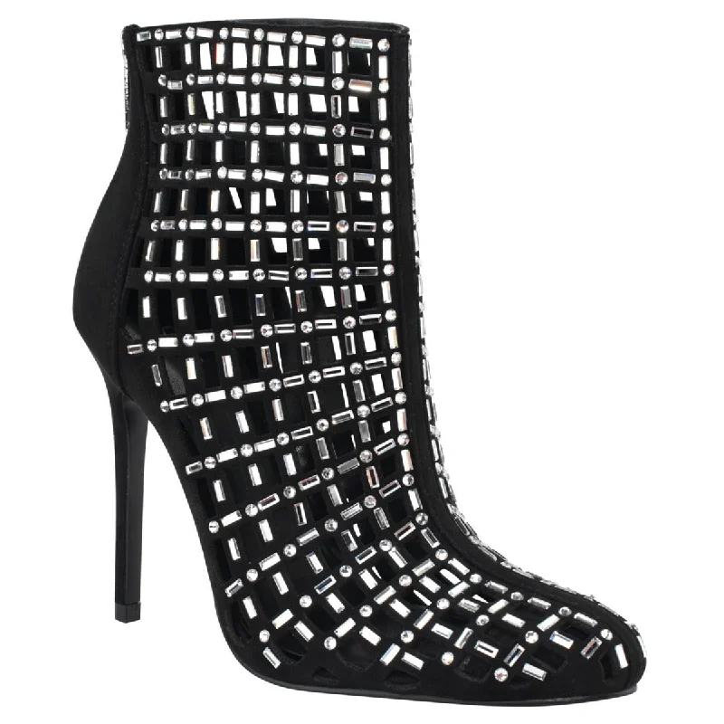 Cozy Winter Boots Promotion Guess Womens RANDIR Stilettos Dressy Ankle Boots