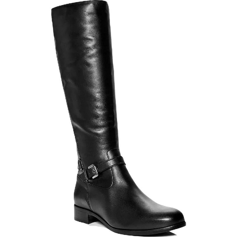 Seasonal Trends La Canadienne Womens Sunday Leather Stacked Heel Knee-High Boots