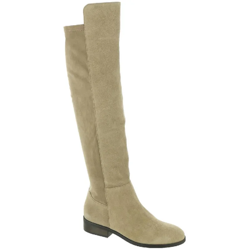 Special Offer Lucky Brand Womens Calypso Pull On Leather Over-The-Knee Boots