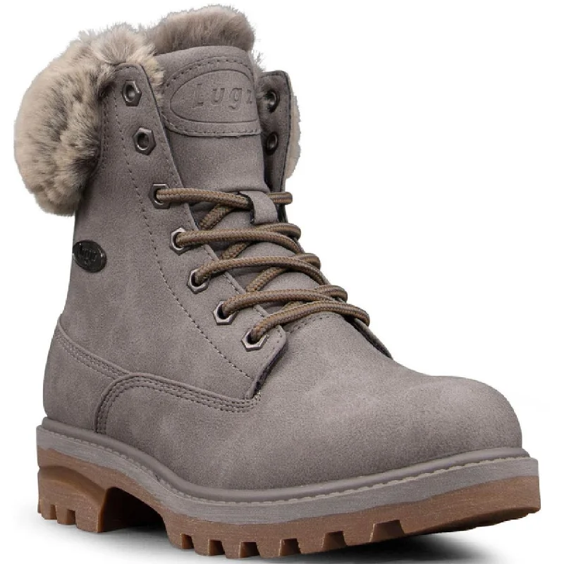 Flexible Sole Shoes Sale Lugz Womens Empire HI Faux Leather Slip Resistant Winter Boots