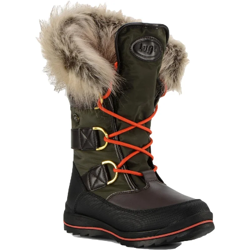 High-End Casual Shoes Lugz Womens Tundra Fur Faux Fur Waterproof Winter & Snow Boots