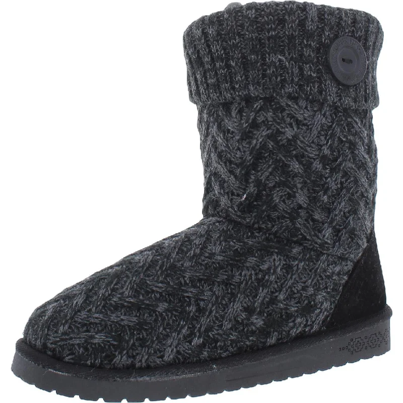 Fresh Styles, Fresh Deals Muk Luks Womens Janet Faux Suede Cold Weather Ankle Boots