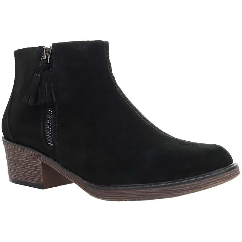 Fresh Styles, Fresh Deals Propet Womens Rebel Suede Tassel Booties