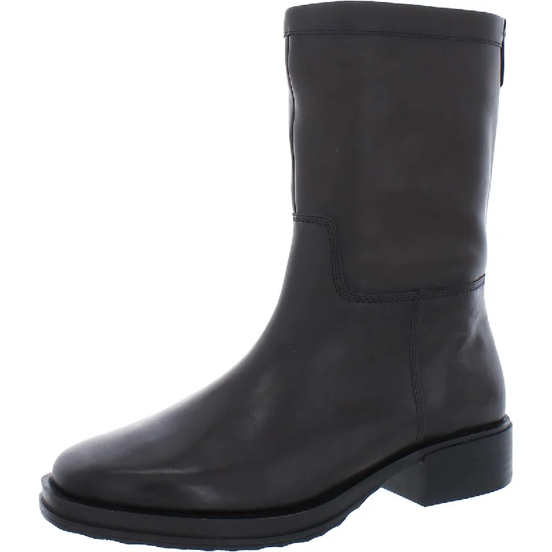 Hot Brand Discounts Sarto Franco Sarto Womens Leather Square Toe Mid-Calf Boots